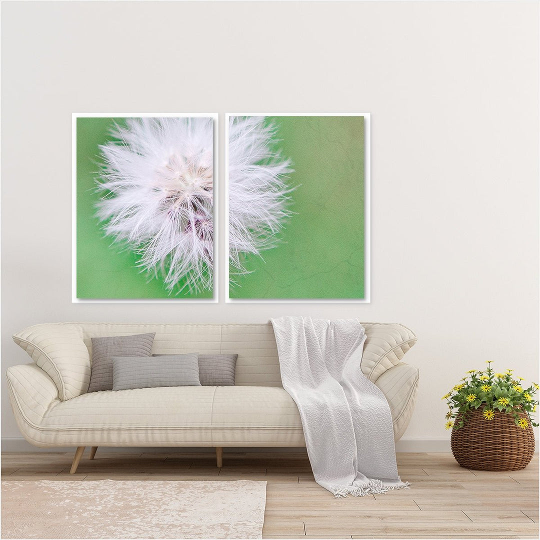 Green Dandelion - Set of 2