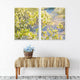 Yellow Desert Bloom - Set of 2 - Art Prints or Canvases
