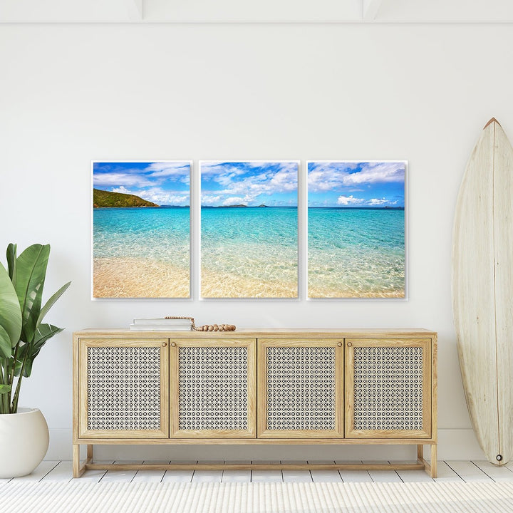 Caribbean Coastline - Set of 3