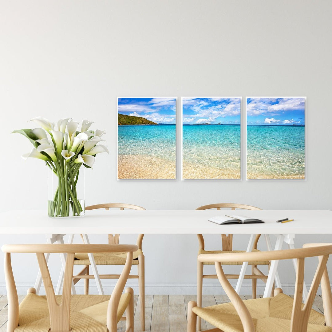 Caribbean Coastline - Set of 3