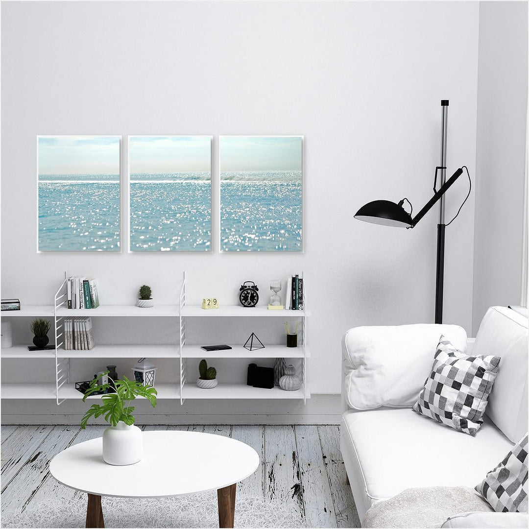 Abstract Coastal Shoreline - Set of 3