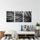Tropical Leaf #1 Triptych B&W - Set of 3 - Art Prints or Canvases