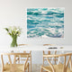 Vibrant Waves Blue Beach Decor