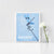 Blue Dragonfly Inspirational Typography Print