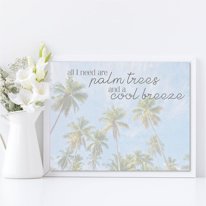 Palm Trees Cool Breeze