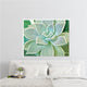 Green Succulent - Art Print or Canvas
