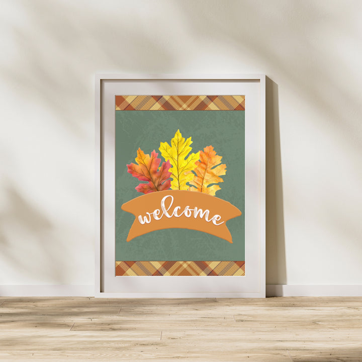 Fall Leaves Welcome