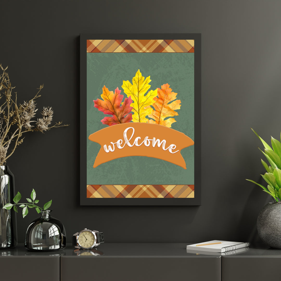 Fall Leaves Welcome