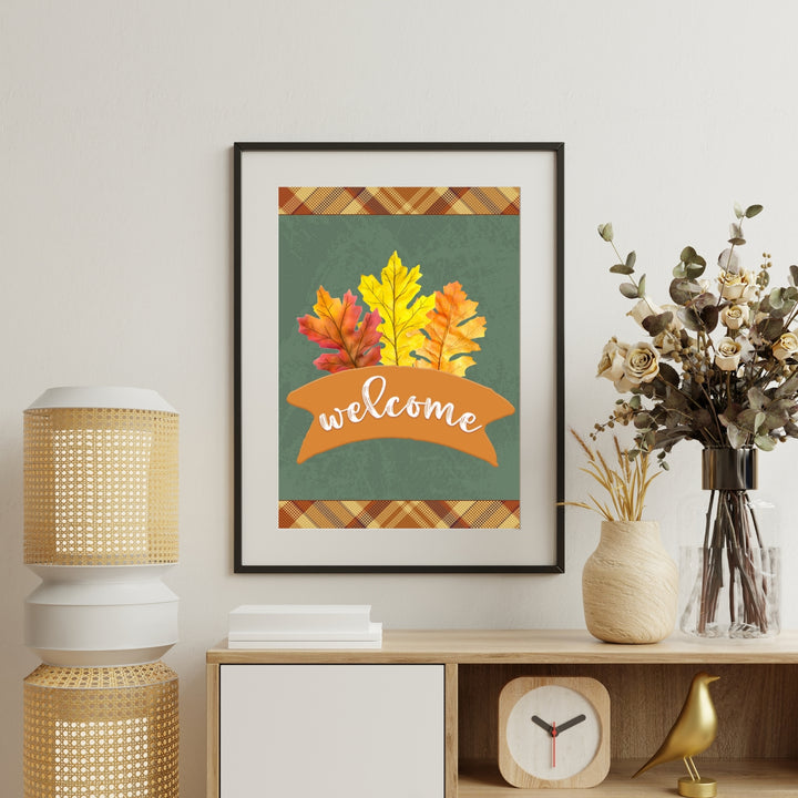 Fall Leaves Welcome