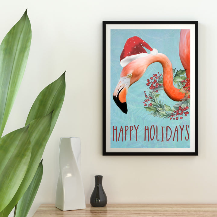 Flamingo Happy Holidays