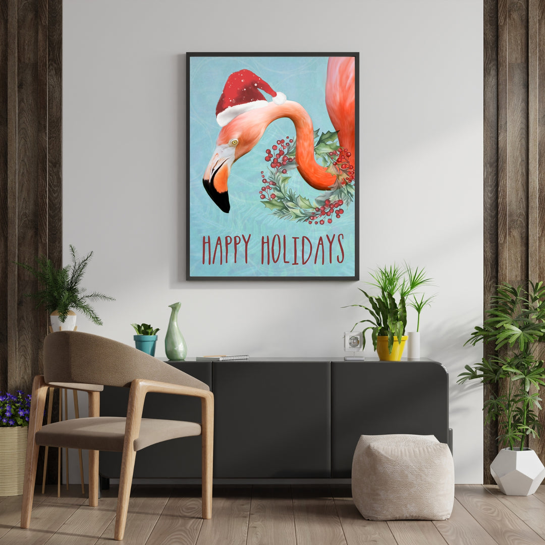 Flamingo Happy Holidays