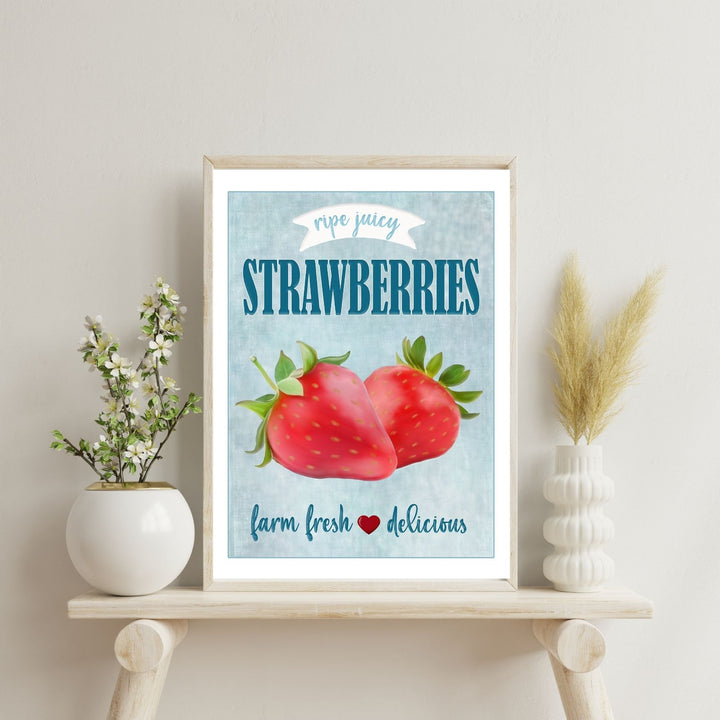 Ripe Juicy Strawberries