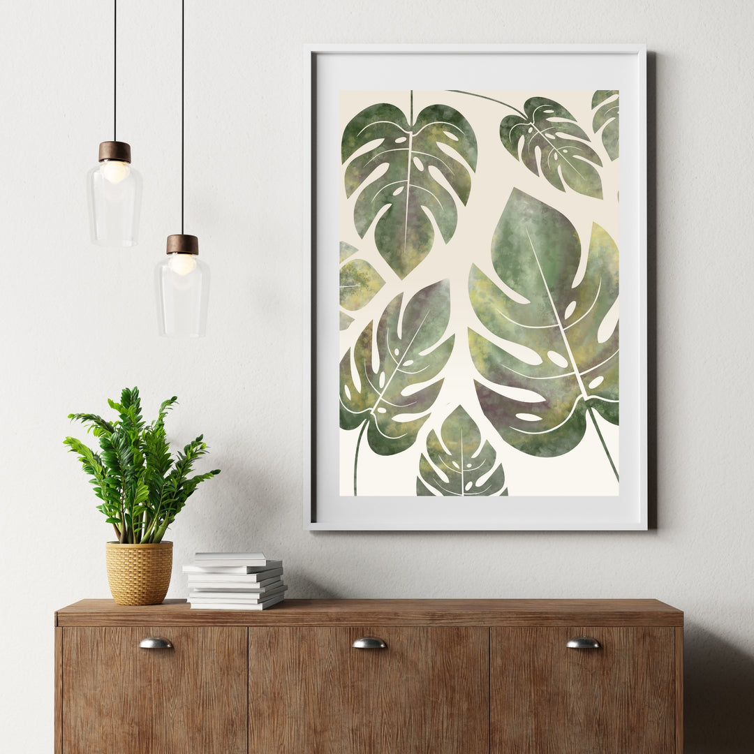 monstera deliciosa art print Monstera Deliciosa