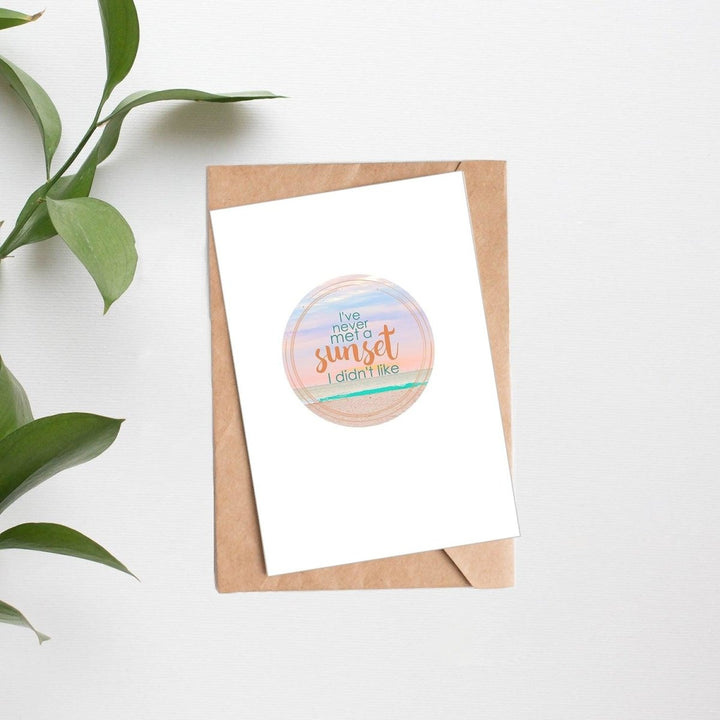 Sunset Greeting Card - Catch A Star Fine Art