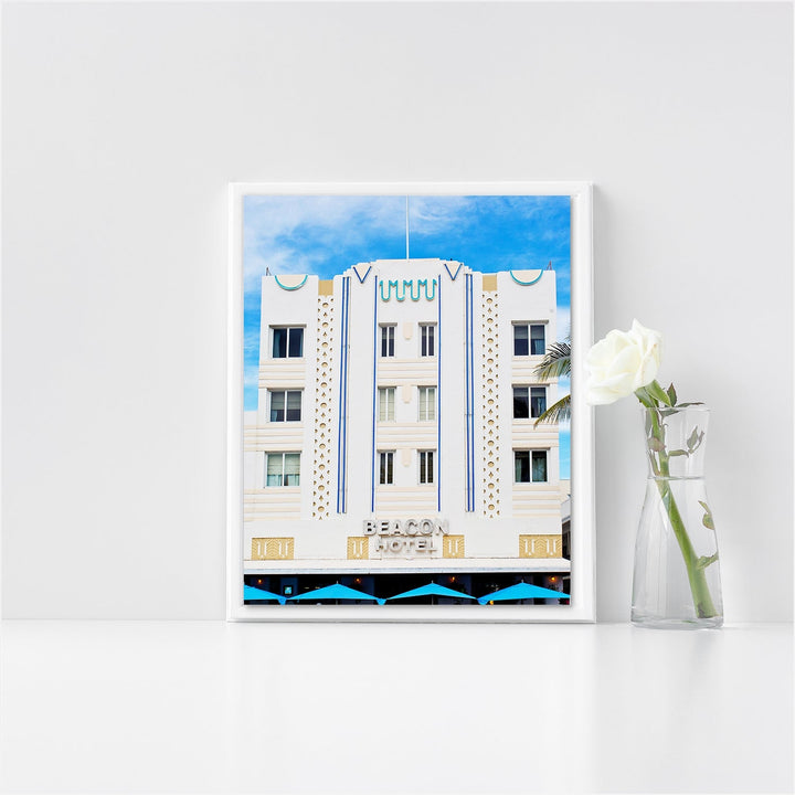 Miami Beach Art Deco Wall Decor Prints