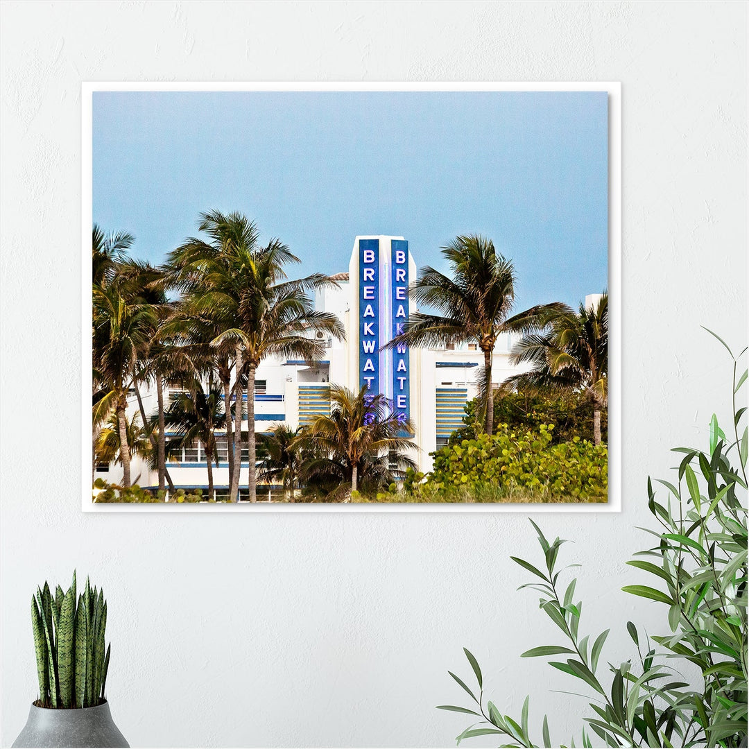 Miami Beach Breakwater Hotel Art Deco Prin
