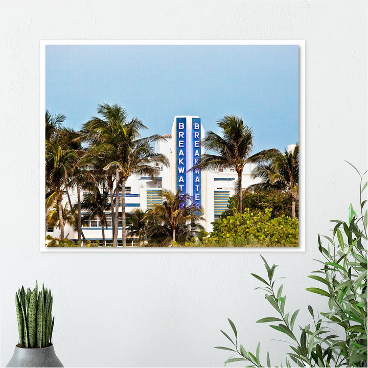Miami Beach Breakwater Hotel Art Deco Prin