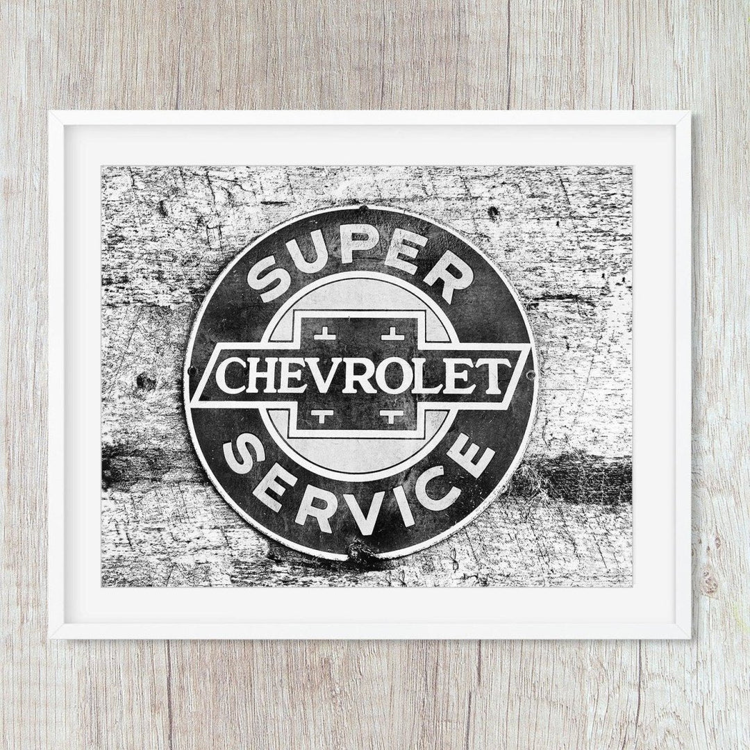 Chevrolet Service Vintage Service Ad - Catch A Star Fine Art