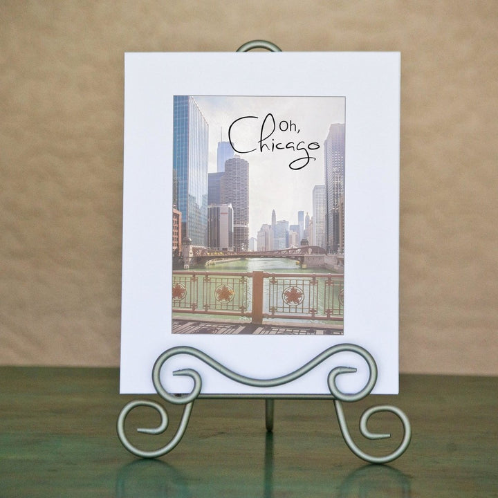 Oh Chicago Urban Typography Print - Catch A Star Fine Art