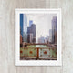 Chicago River Bridge City Skyline Urban Print - Catch A Star Fine Art