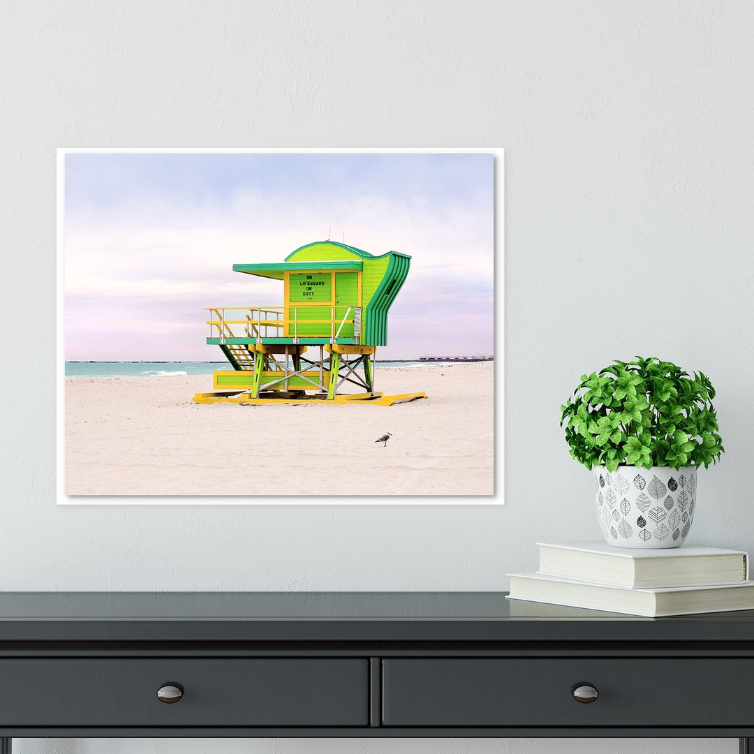Green #4 Miami Beach Art Deco Lifeguard Tower