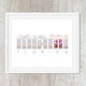 Miami Beach Typography Travel Wall Decor Print