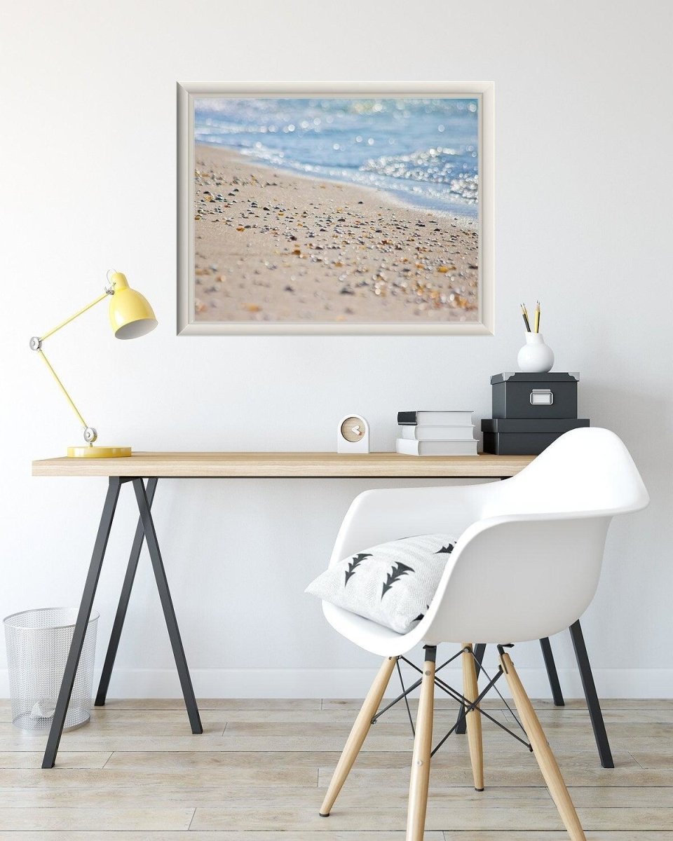 Abstract Coastal Decor, Seashell Beach Wall Art - Catch A Star Fine Art