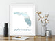 Florida Travel Decor Wall Art Print