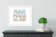 Personalized Location Typography Custom Art Print