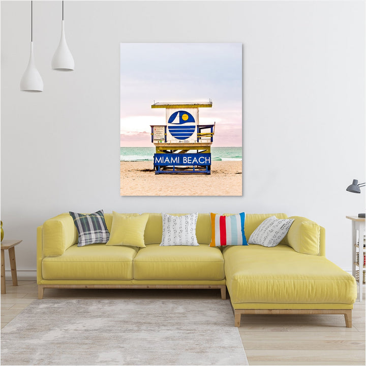 Miami Beach Wall Art Home Decor Print or Canvas