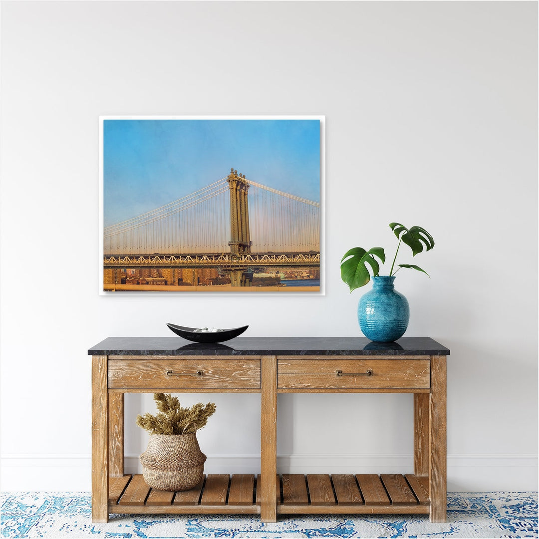 New York City Photography Manhattan Bridge Skyline