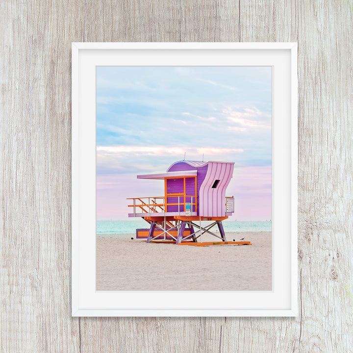 Pink #6 Art Deco Miami Beach Lifeguard Tower