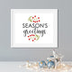 Season's Greetings Art Print - Catch A Star Fine Art