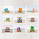 Miami South Beach Art Deco Lifeguard Towers, Set of 9