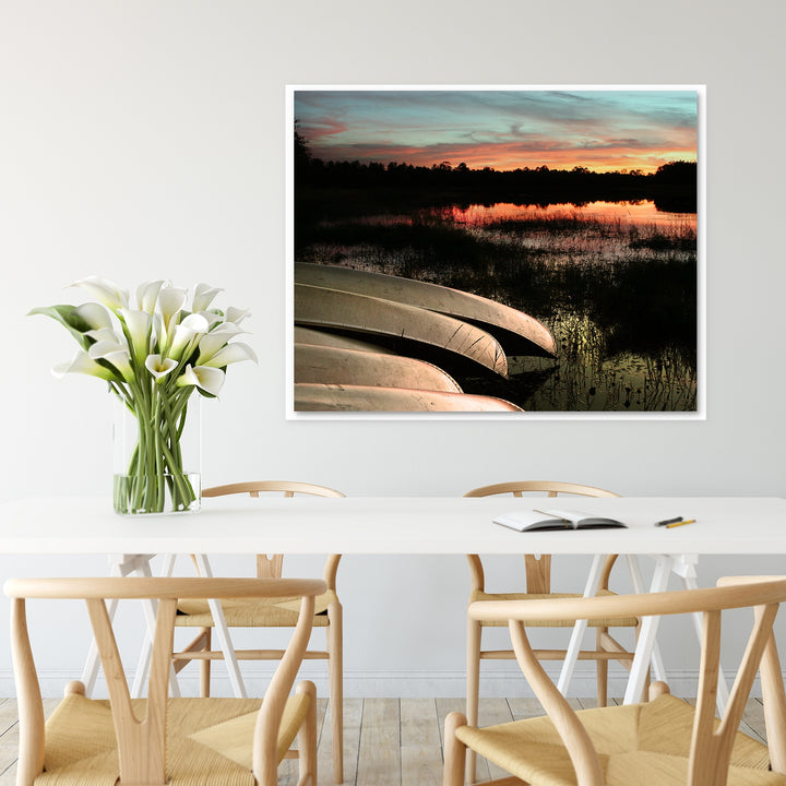 Sunset Rowboats
