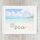 Colors Of The Sea Typography Print - Catch A Star Fine Art