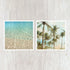 Set of 2 5x5 Palm Trees + Water Prints