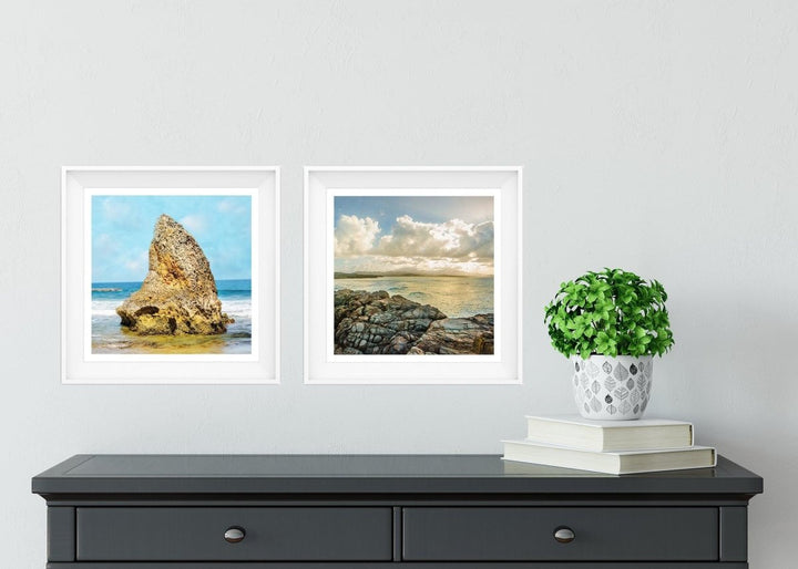 Set of 2 5x5 Puerto Rico Beach Prints - Catch A Star Fine Art