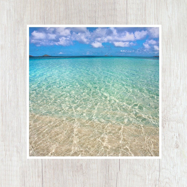 5x5 Relaxing Beach Print - Catch A Star Fine Art