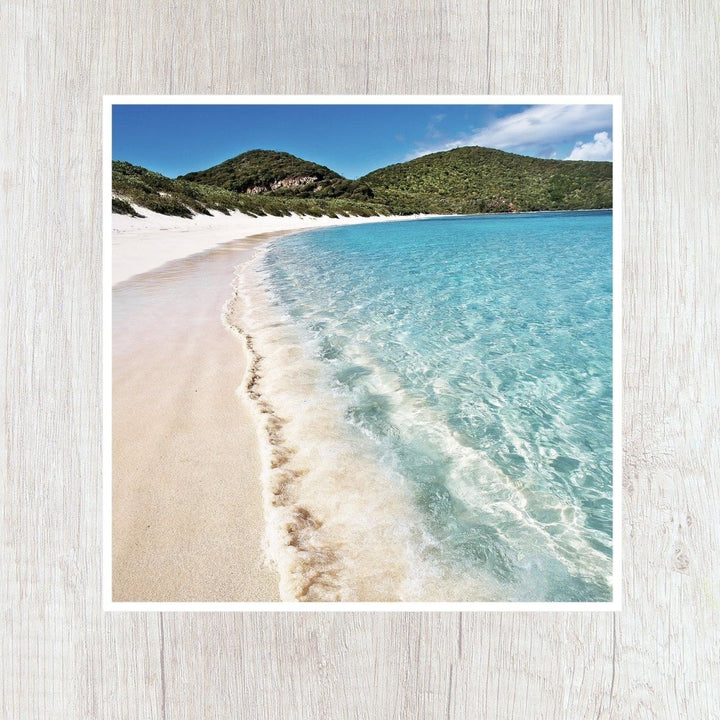 5x5 Secluded Beach Print - Catch A Star Fine Art