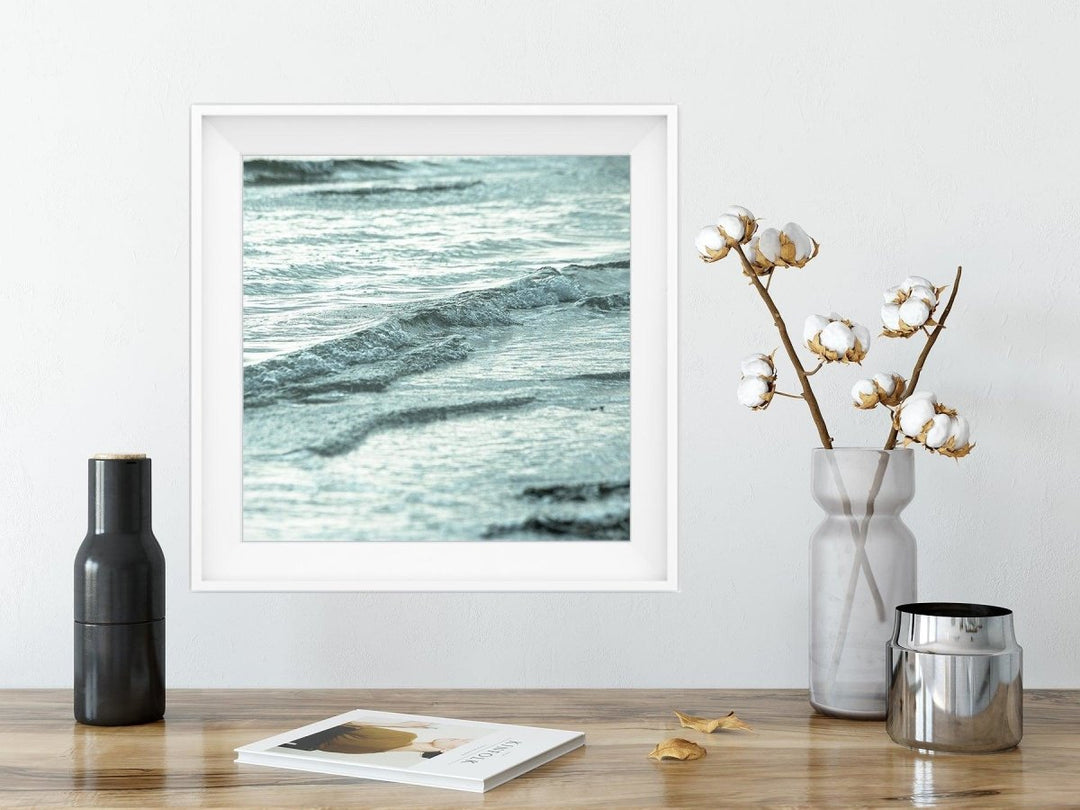 5x5 Teal Waters Print - Catch A Star Fine Art
