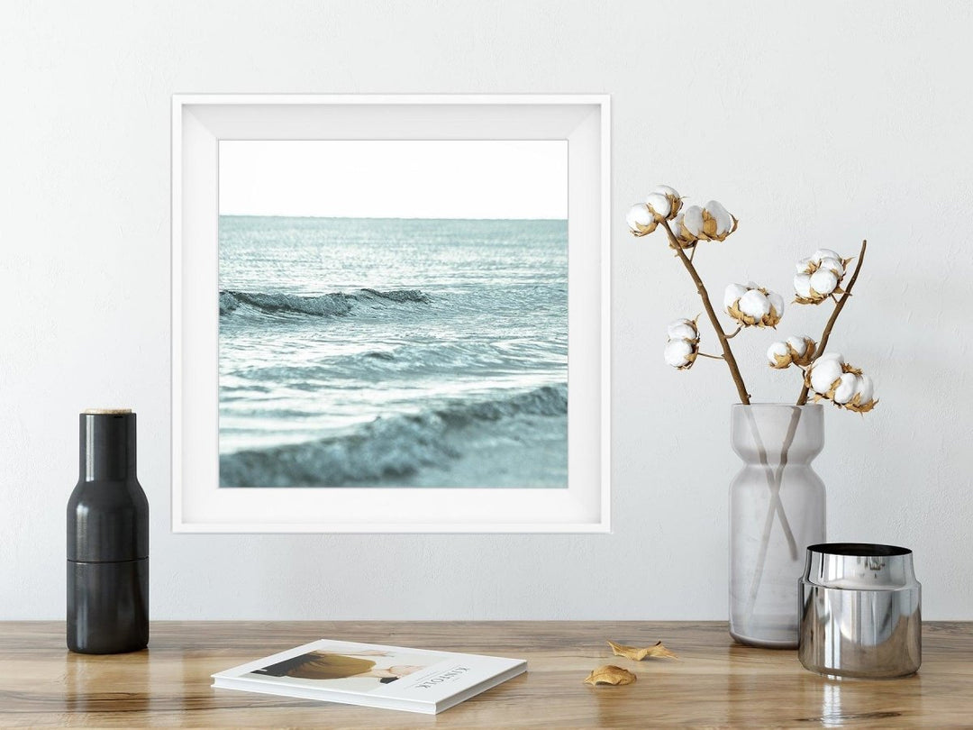 5x5 Teal Waters Print - Catch A Star Fine Art