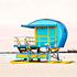 Blue #1 Lifeguard Stand Miami Beach