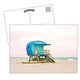 Beach Huts Lifeguard Stands Postcard Set - Catch A Star Fine Art