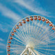 Navy Pier Whimsical Chicago Ferris Wheel Urban Art - Catch A Star Fine Art