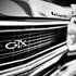 Classic Plymouth GTX Muscle Car Black * White