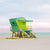 Green #6 Miami Beach Lifeguard Stand Art Deco - Catch A Star Fine Art