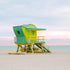 Green #6 Miami Beach Lifeguard Stand Art Deco