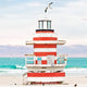Lighthouse #3 Miami Beach Lifeguard Stand - Catch A Star Fine Art