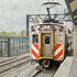 Electric Urban Chicago Metra Commuter Train
